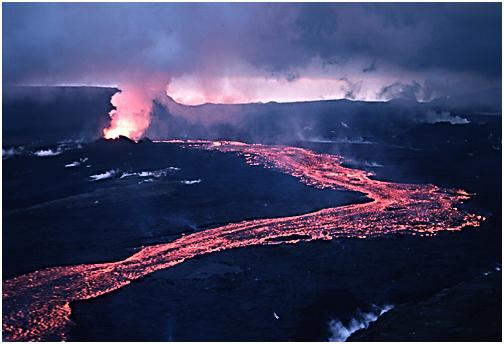 Volcan en Islande en tant que marque du pays