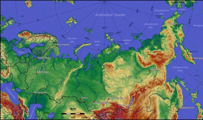 caractéristiques des changements dans la situation économique et géographique de la Russie