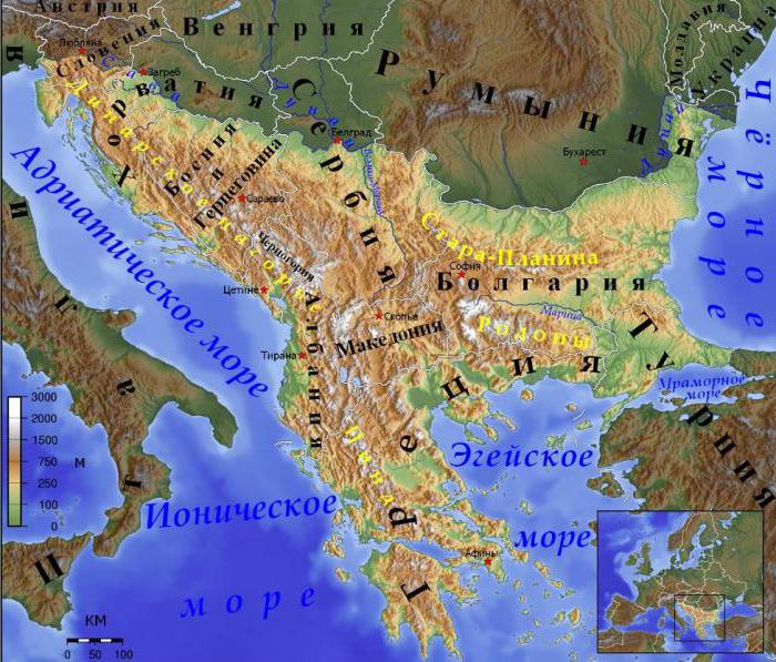 Balkans: description complète