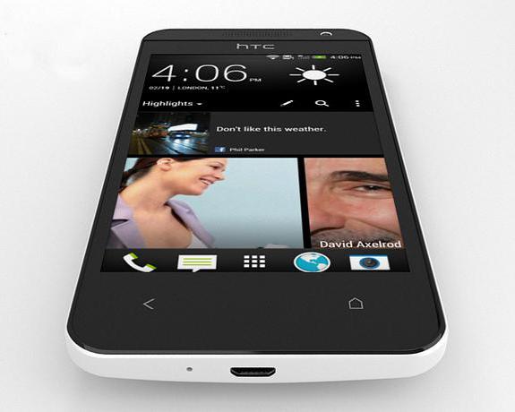HTC Desire 300: spécifications, photos et avis